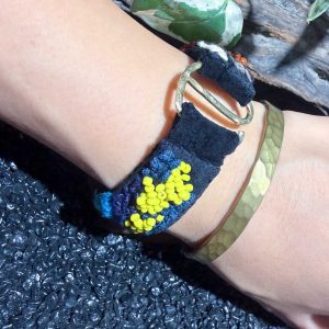 手工刺繡窄彩珠手環：圖片 7