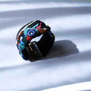 手工刺繡寬/彩珠手環：圖片 5