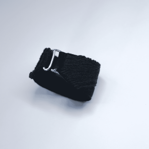 手工刺繡寬/黑麻流蘇手環：圖片 7