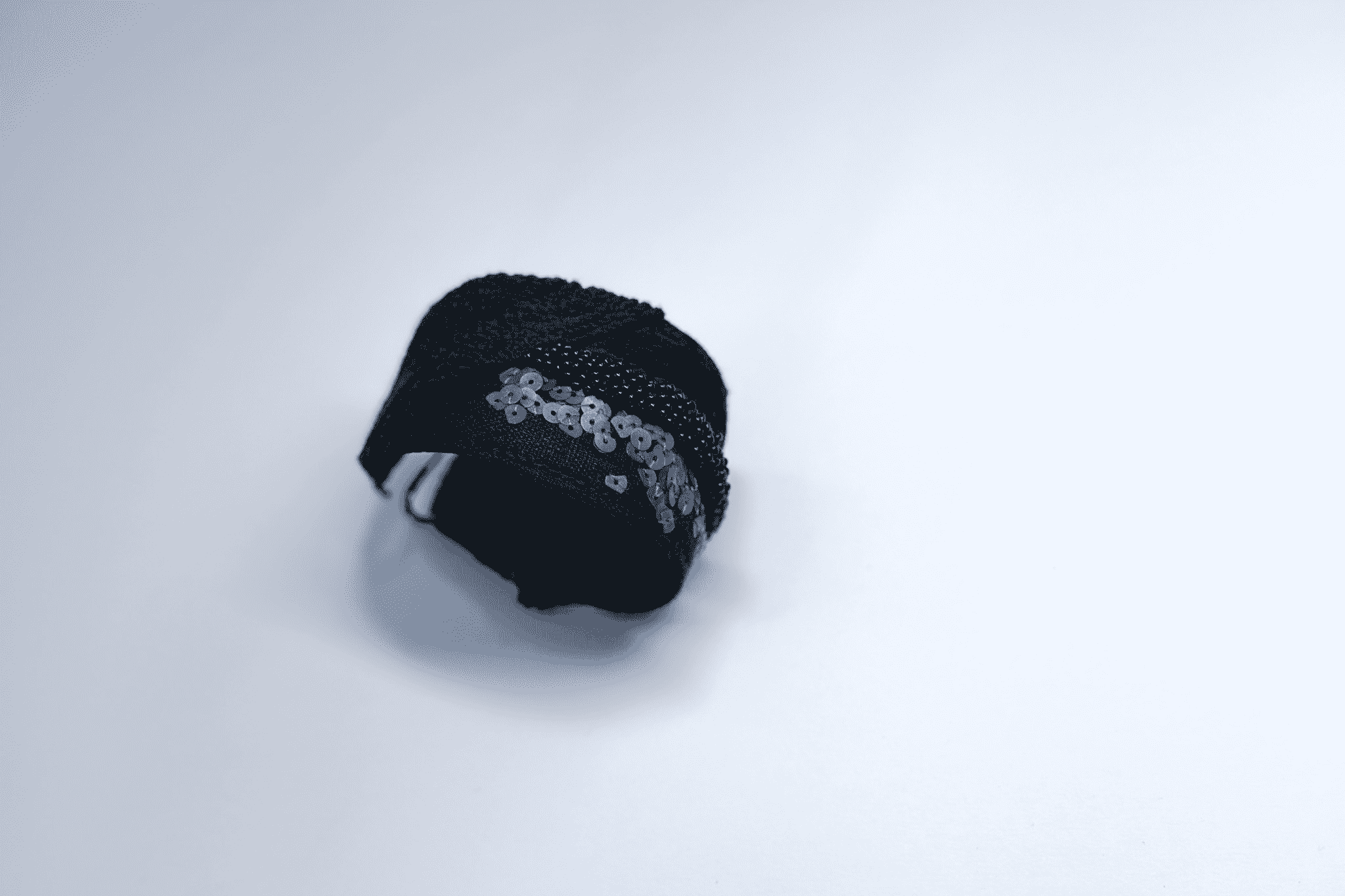 手工刺繡寬/黑麻流蘇手環：圖片 5