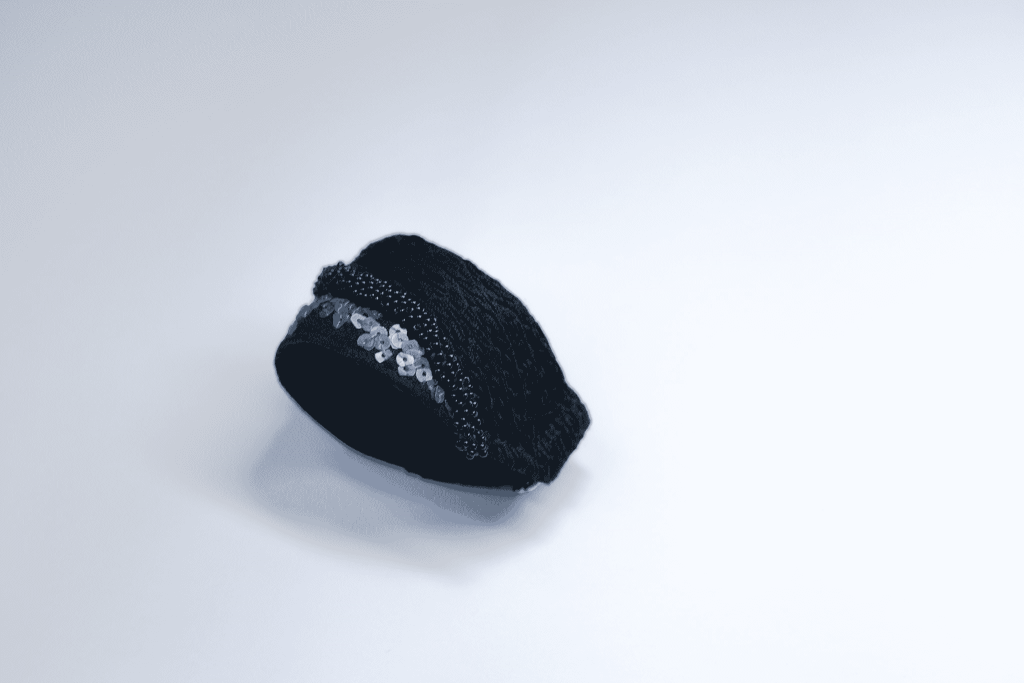 手工刺繡寬/黑麻流蘇手環